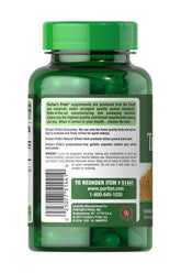 Puritan's Pride Turmeric 800 mg supplement bottle, 100 capsules, featuring antioxidant support and joint health benefits.